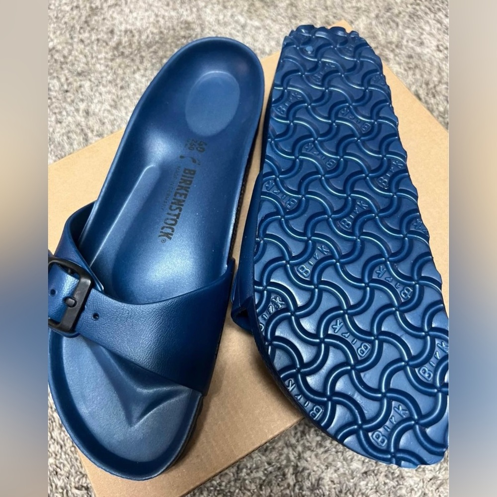 Blue Birkenstocks